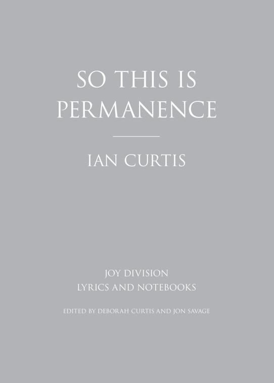 So This is Permanence