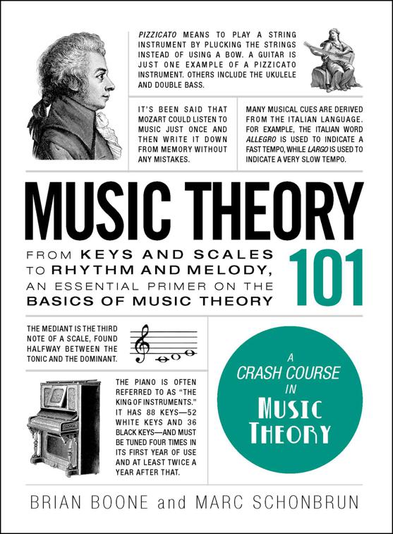 Music Theory 101, Adams 101