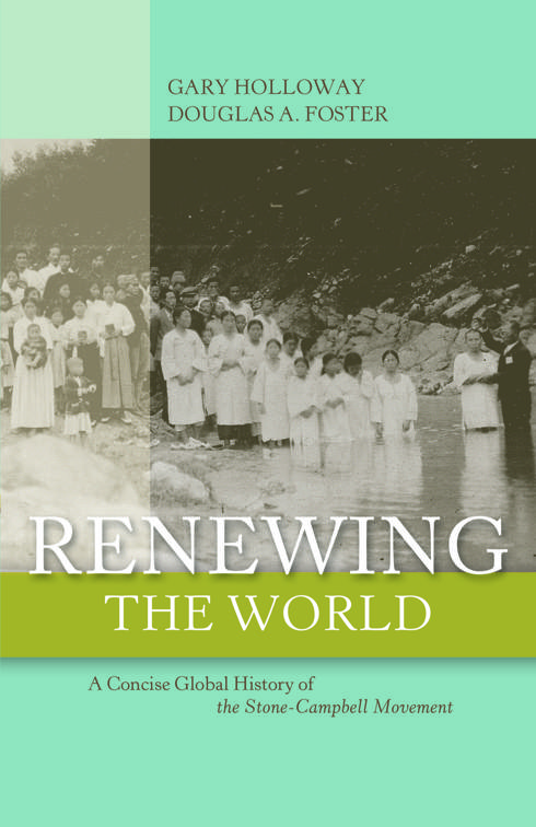 This image is the cover for the book Renewing the World