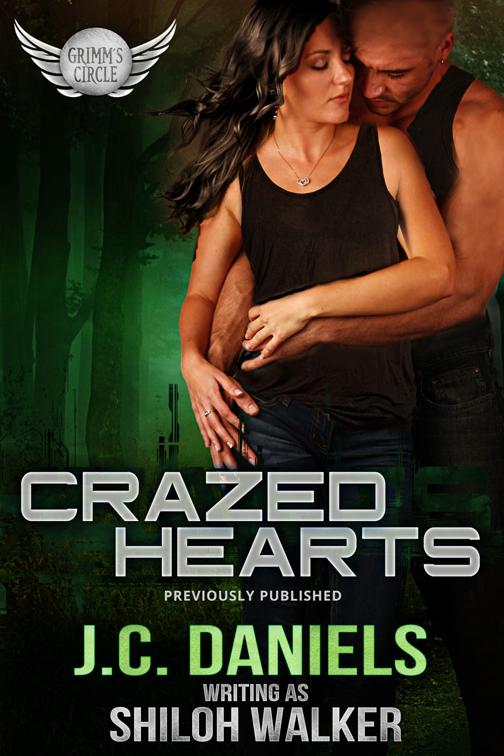 This image is the cover for the book Crazed Hearts, Grimm's Circle