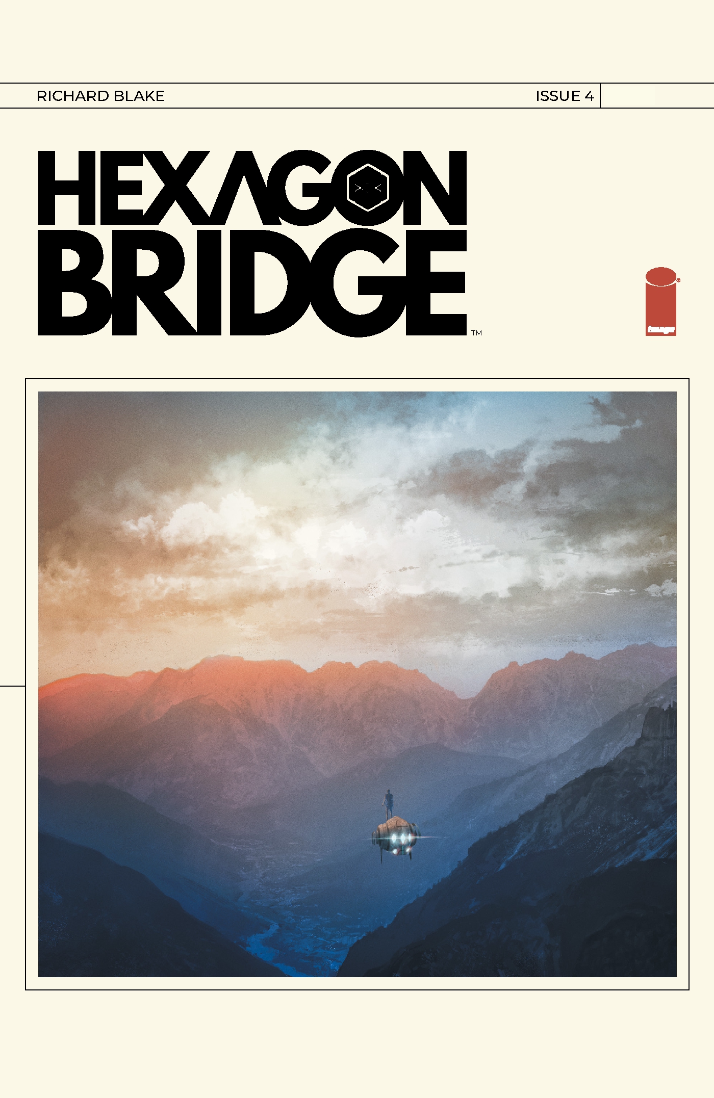 This image is the cover for the book HEXAGON BRIDGE #4, HEXAGON BRIDGE