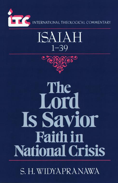 Isaiah 1-39, International Theological Commentary (ITC)
