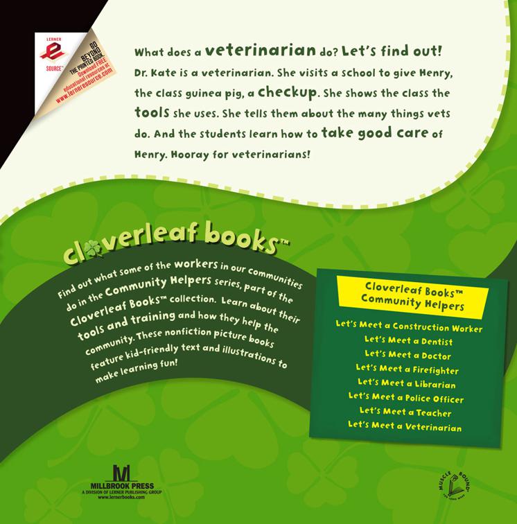 Let&#x27;s Meet a Veterinarian, Community Helpers