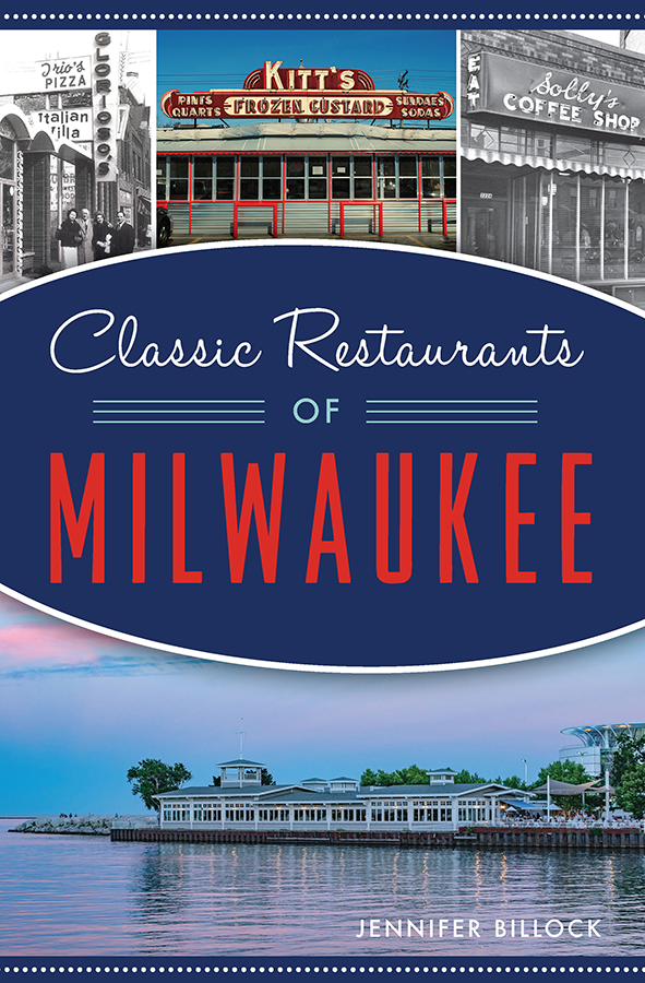 This image is the cover for the book Classic Restaurants of Milwaukee, American Palate