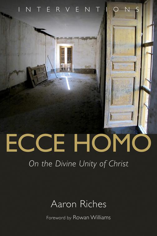 This image is the cover for the book Ecce Homo, Interventions