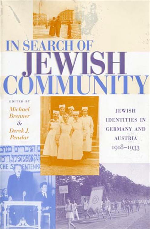 This image is the cover for the book In Search of Jewish Community
