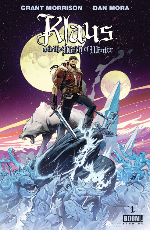 This image is the cover for the book Klaus & The Witch of Winter, Klaus