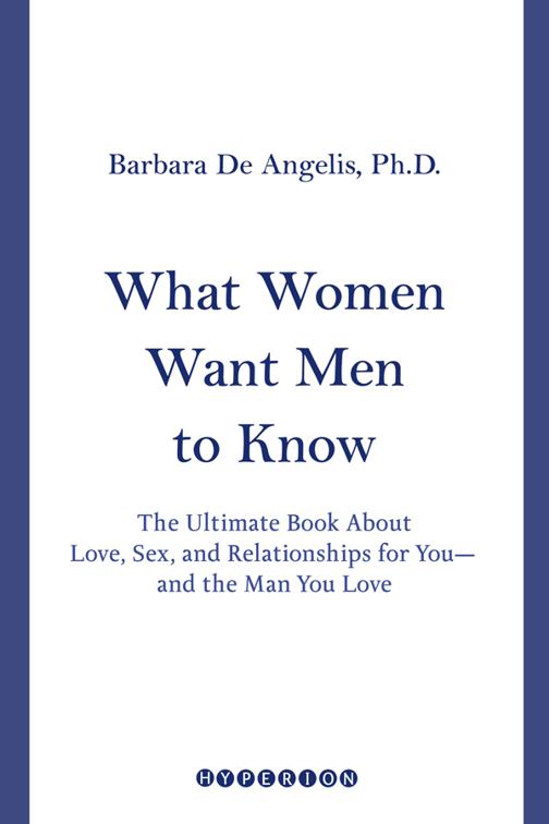 What Women Want Men to Know