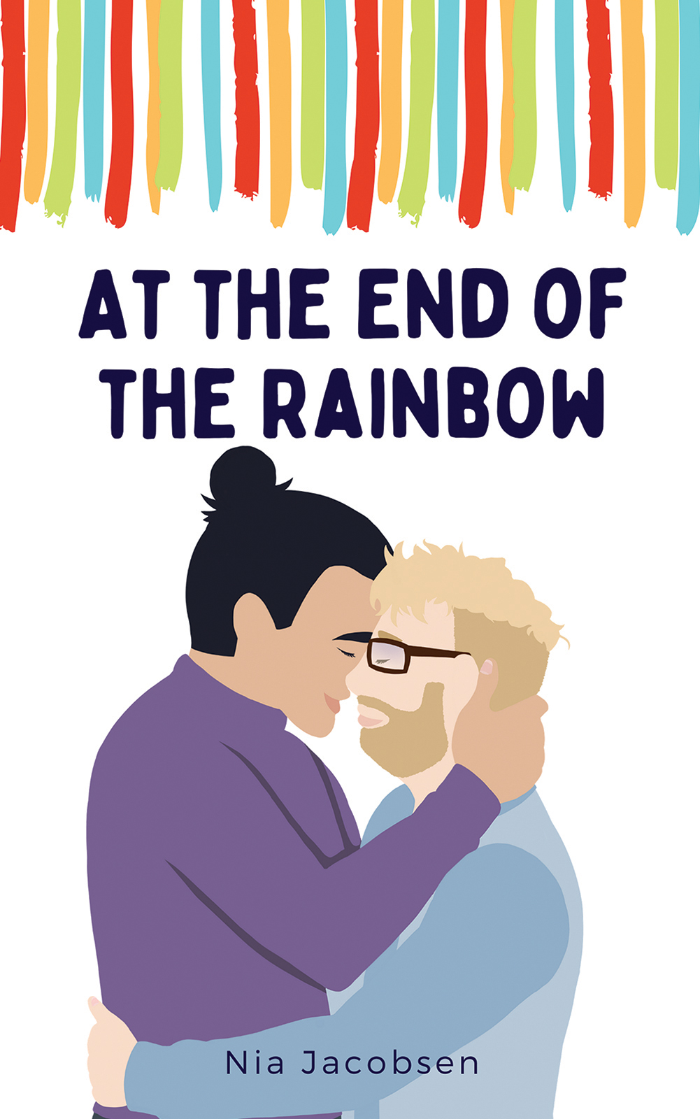 This image is the cover for the book At the End of the Rainbow