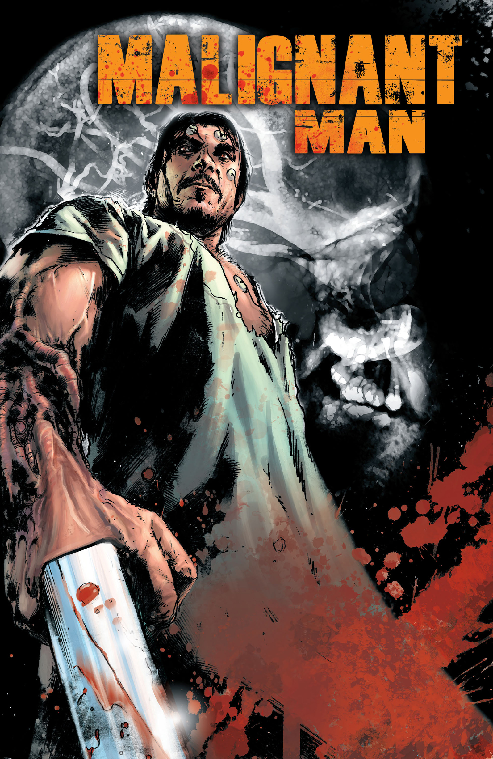 This image is the cover for the book Malignant Man