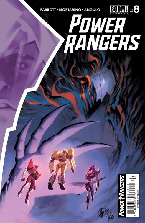 This image is the cover for the book Power Rangers #8, Power Rangers
