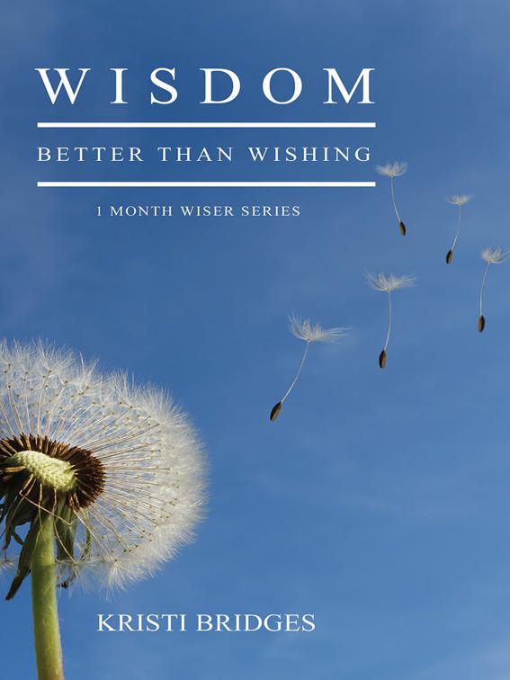 Wisdom Better than Wishing, 1 Month Wiser
