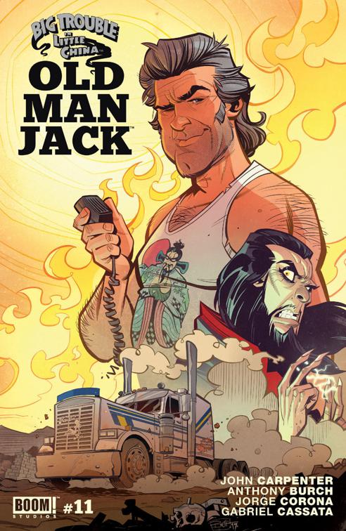 This image is the cover for the book Big Trouble in Little China: Old Man Jack #11, Big Trouble in Little China: Old Man Jack