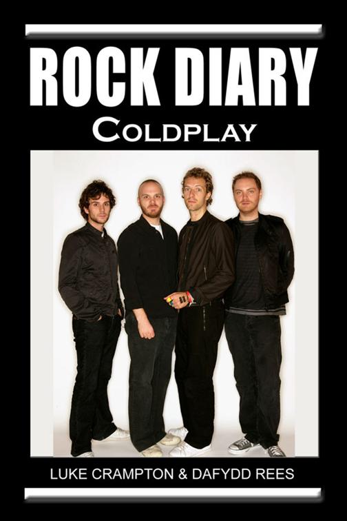 This image is the cover for the book Rock Diary: Coldplay
