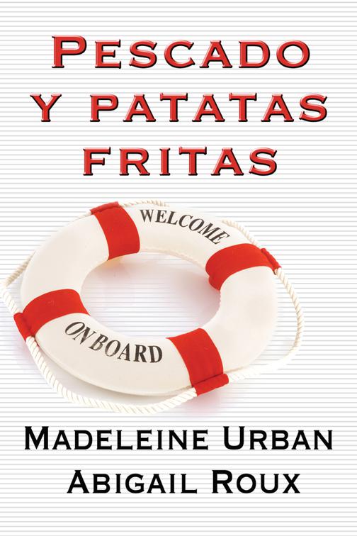 This image is the cover for the book Pescado y patatas fritas, Serie Cortar y Correr