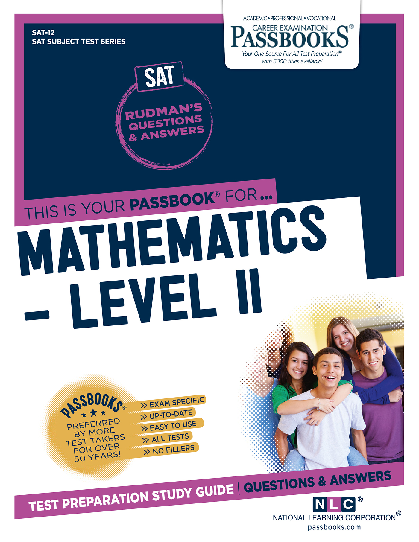 This image is the cover for the book MATHEMATICS - LEVEL II, College Board SAT Subject Test Series