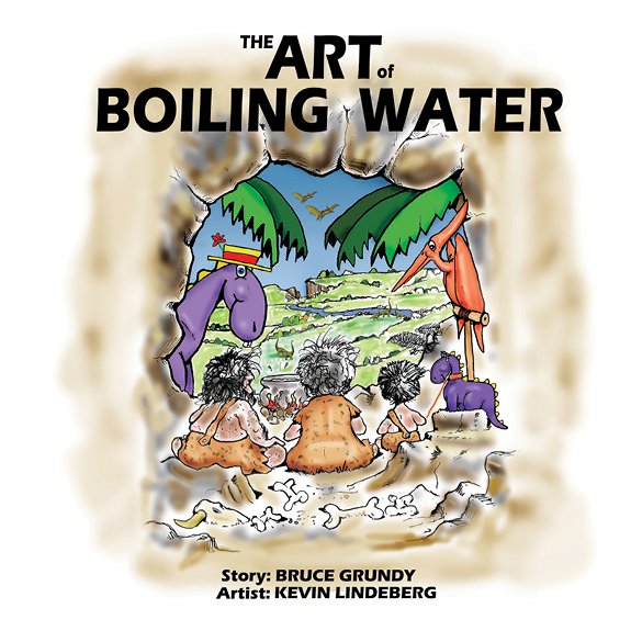 This image is the cover for the book The Art of Boiling Water