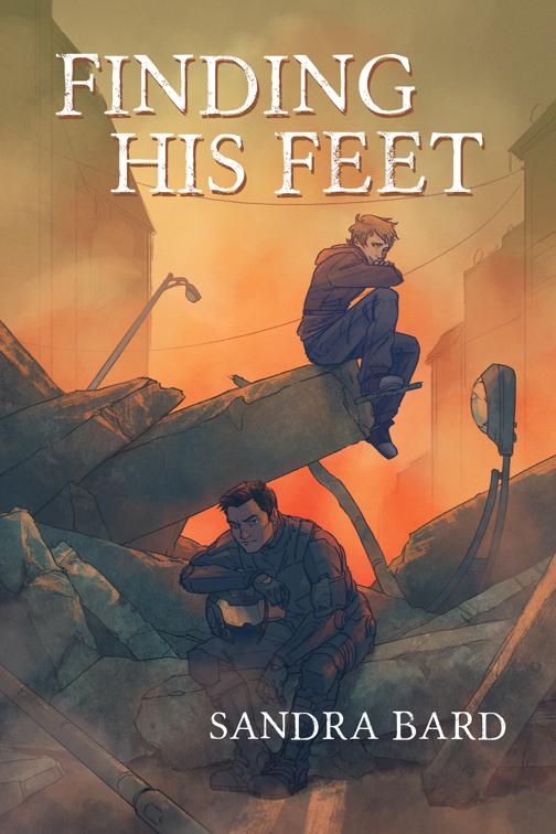 This image is the cover for the book Finding His Feet