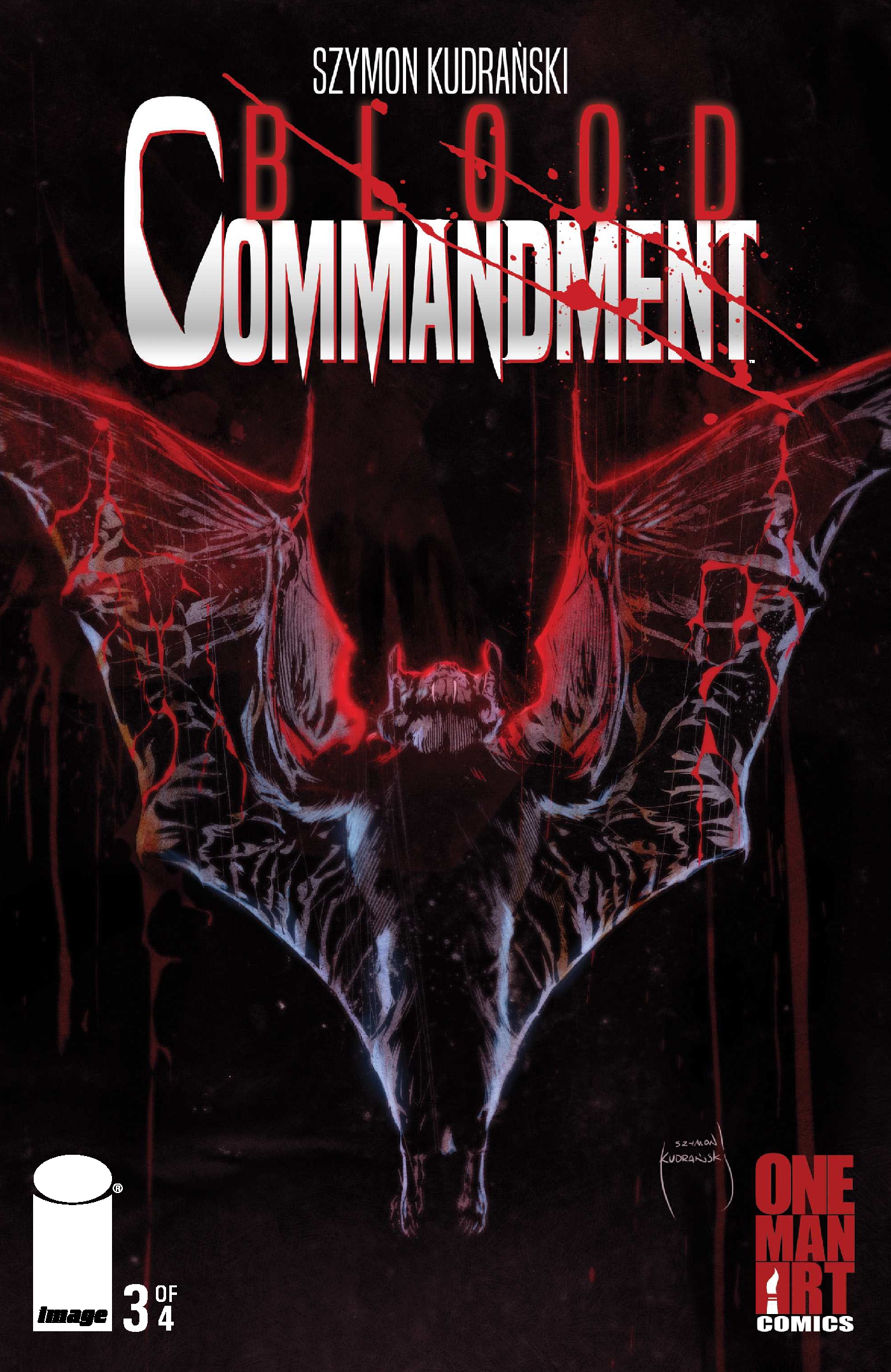 This image is the cover for the book Blood Commandment #3, Blood Commandment