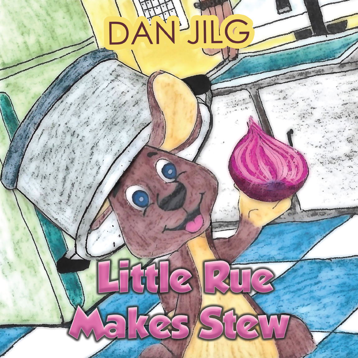 This image is the cover for the book Little Rue Makes Stew