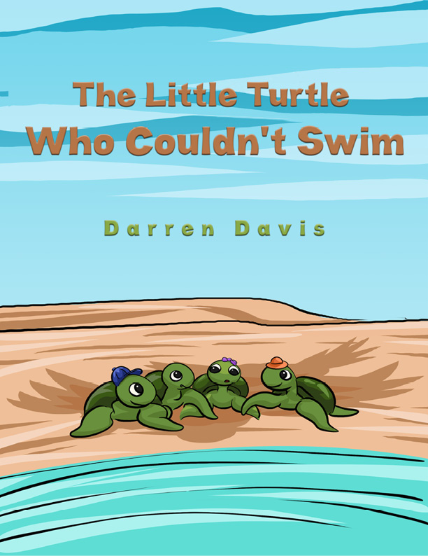 This image is the cover for the book The Little Turtle Who Couldn't Swim