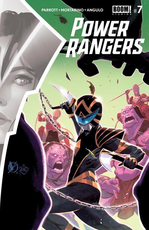This image is the cover for the book Power Rangers #7, Power Rangers