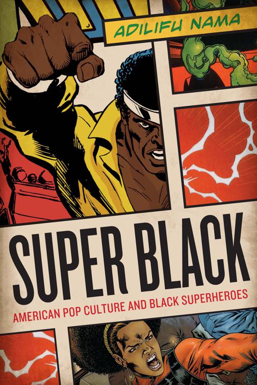 This image is the cover for the book Super Black