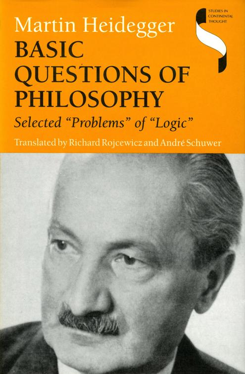 Basic Questions of Philosophy, Studies in Continental Thought