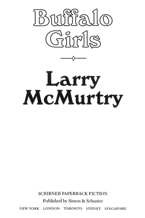This image is the cover for the book Buffalo Girls