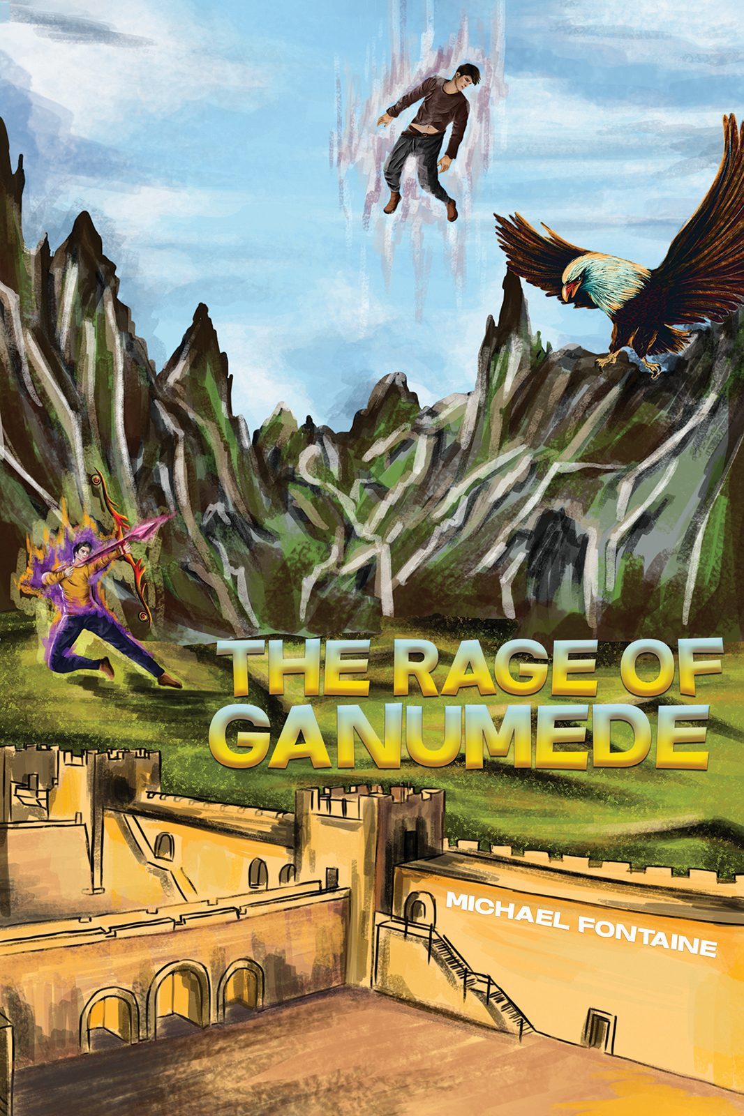 This image is the cover for the book The Rage of Ganumede