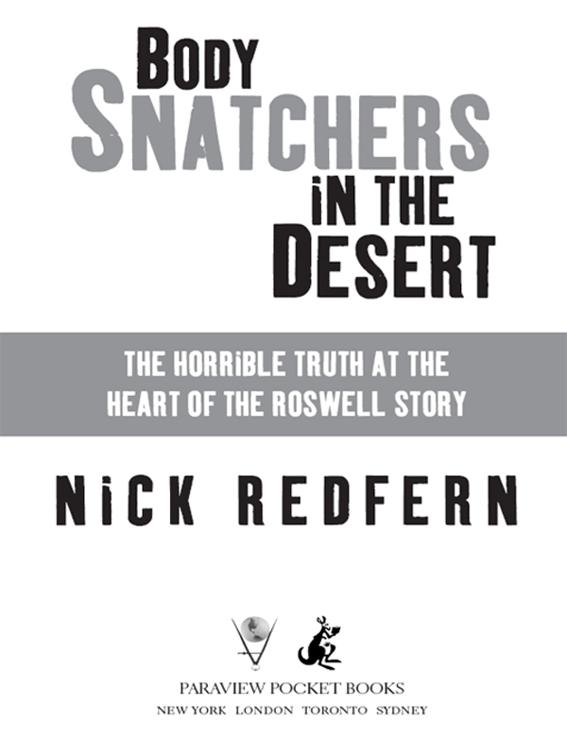 Body Snatchers in the Desert