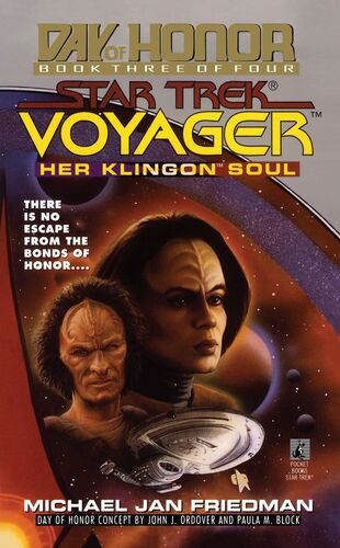 This image is the cover for the book Farther Shore, Star Trek: Voyager
