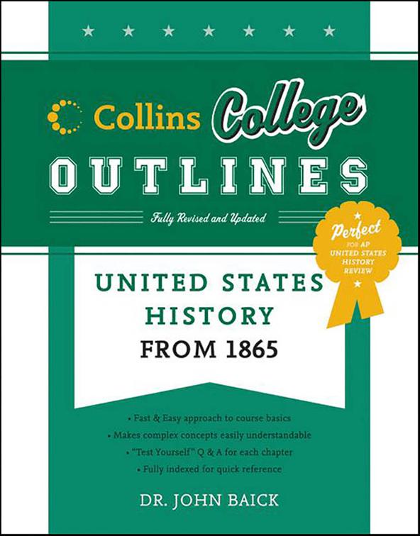 United States History from 1865, Collins College Outlines