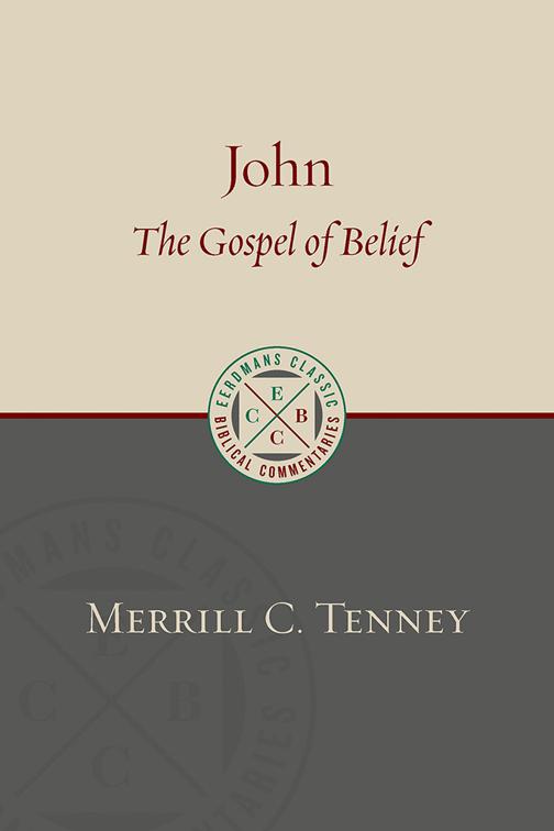 This image is the cover for the book John, Eerdmans Classic Biblical Commentaries