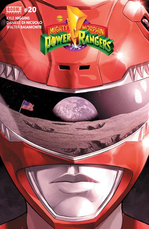 This image is the cover for the book Mighty Morphin Power Rangers #20, Mighty Morphin Power Rangers