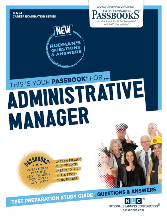 Administrative Manager, Career Examination Series