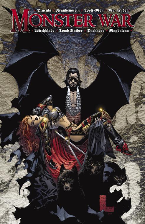 This image is the cover for the book Monster War