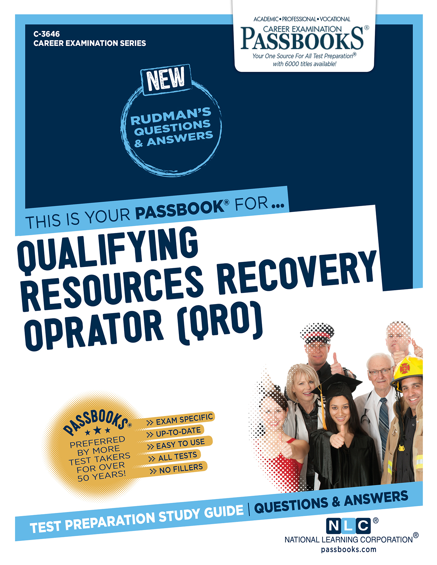 Qualifying Resources Recovery Operator (QRO), Career Examination Series