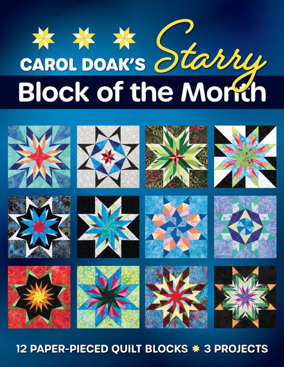 Carol Doak’s Starry Block of the Month