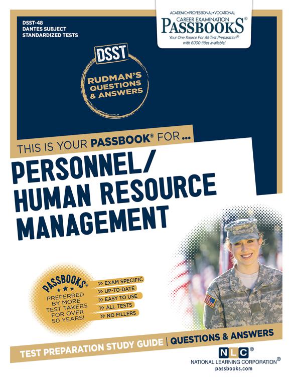 PERSONNEL/HUMAN RESOURCE MANAGEMENT, DANTES Subject Standardized Tests (DSST)