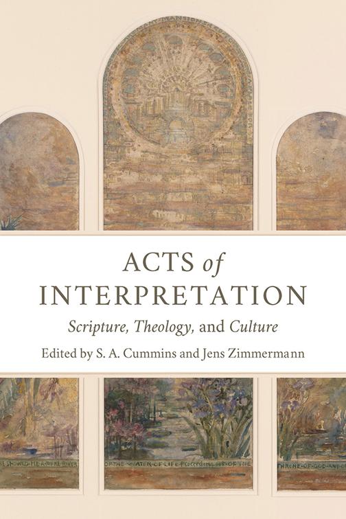 This image is the cover for the book Acts of Interpretation