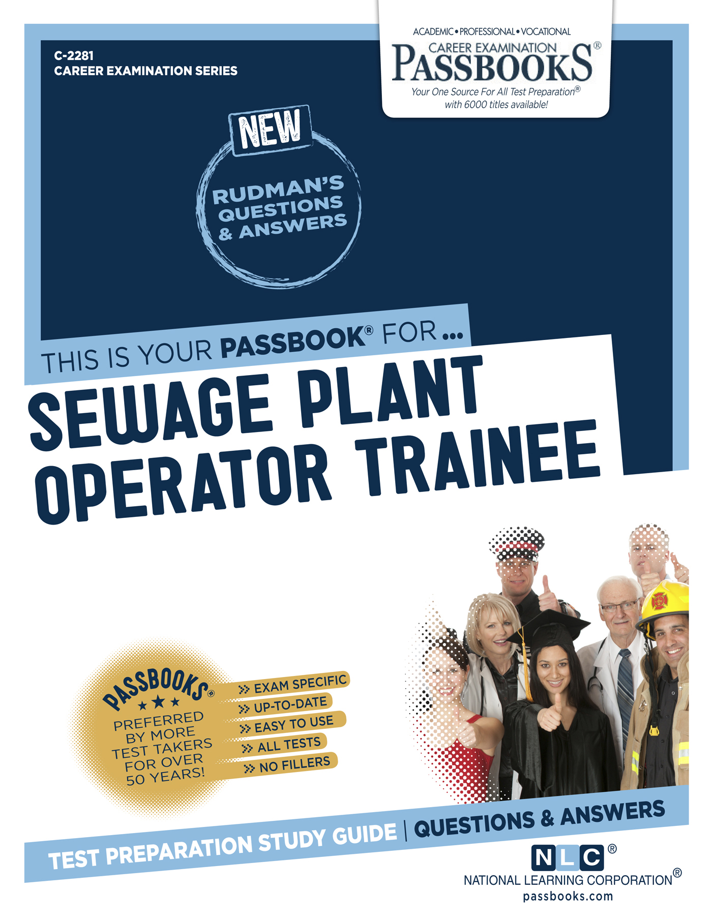 Sewage Plant Operator Trainee, Career Examination Series