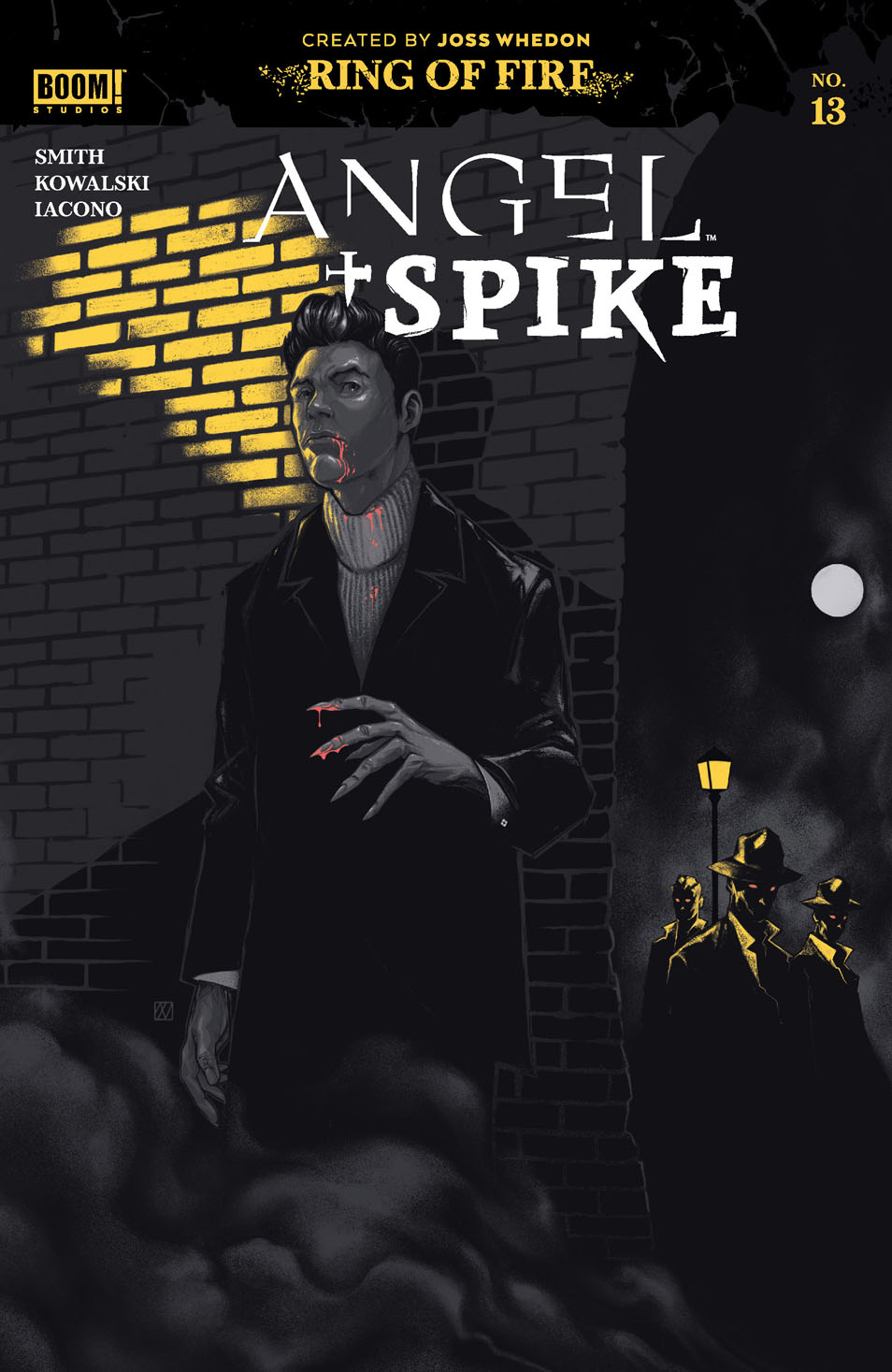 This image is the cover for the book Angel & Spike #13, Angel & Spike