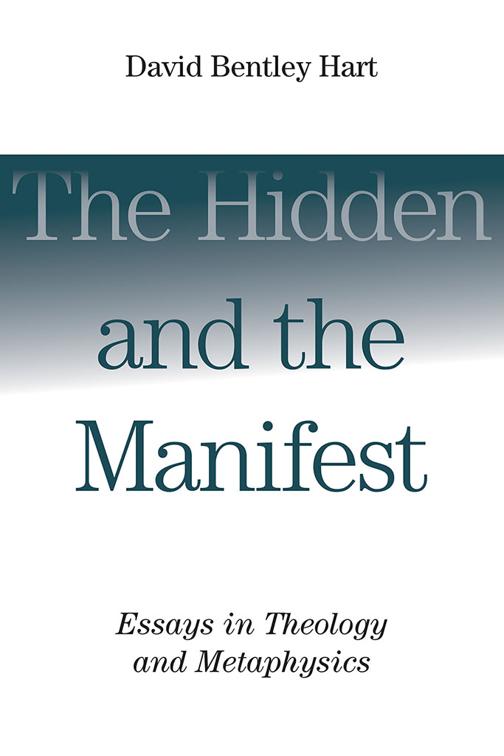 This image is the cover for the book The Hidden and the Manifest