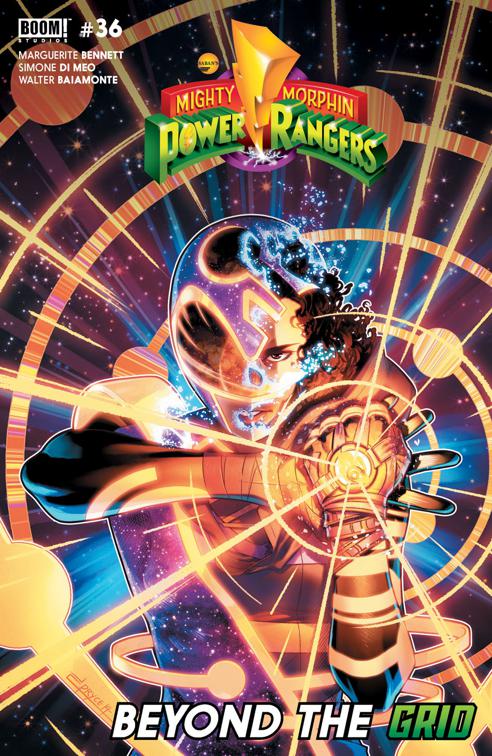 This image is the cover for the book Mighty Morphin Power Rangers #36, Mighty Morphin Power Rangers
