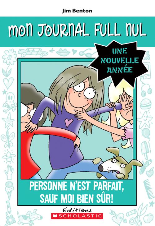 This image is the cover for the book Dear Dumb Diary Year Two #3: Nobody's Perfect. I'm As Close As It Gets., Mon journal full nul : Une nouvelle annee