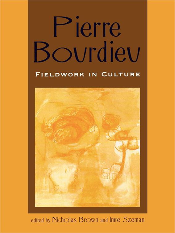 Pierre Bourdieu, Culture and Education Series