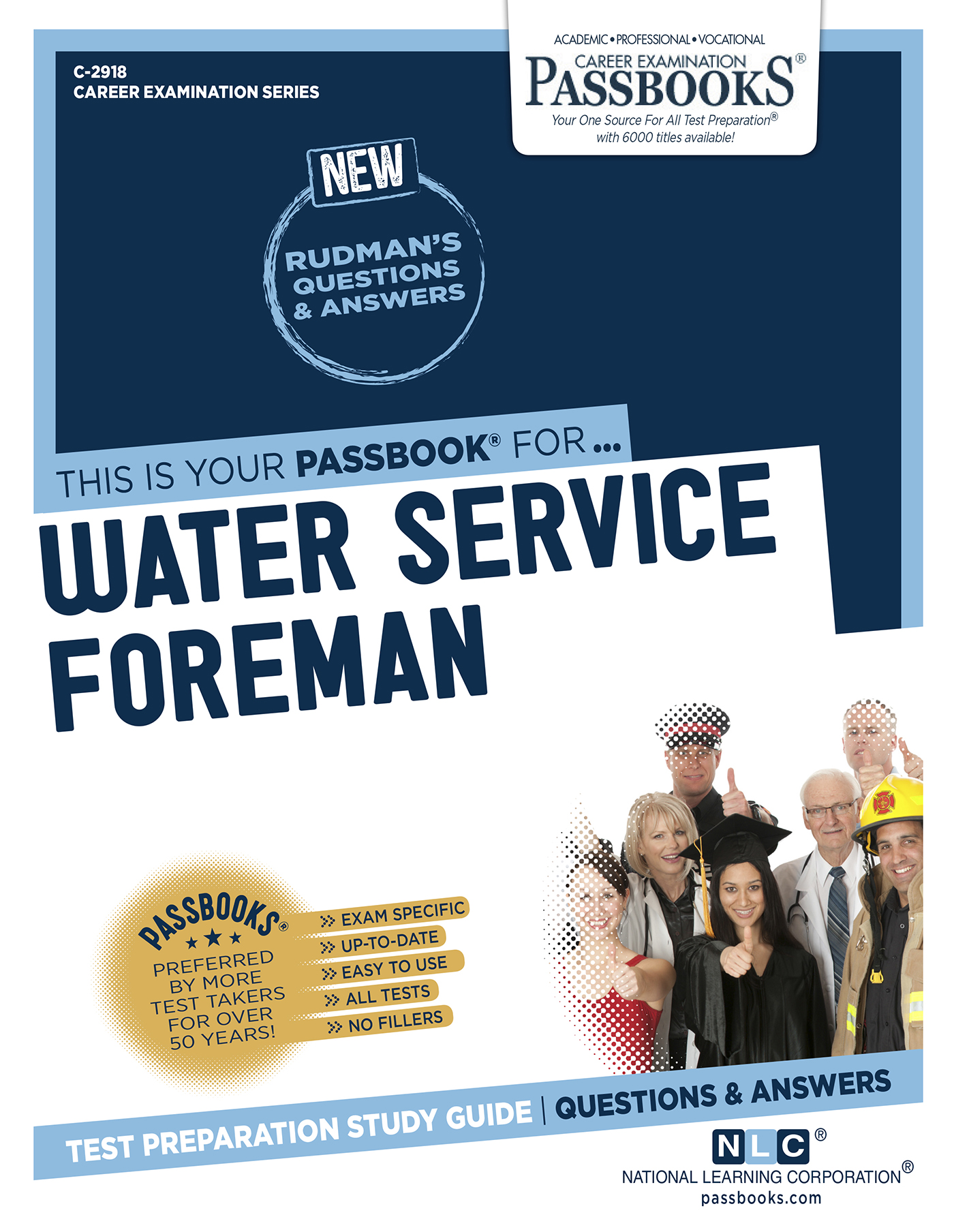 Water Service Foreman, Career Examination Series