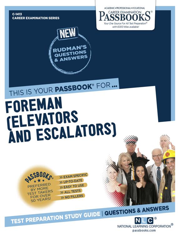 Foreman (Elevators and Escalators), Career Examination Series