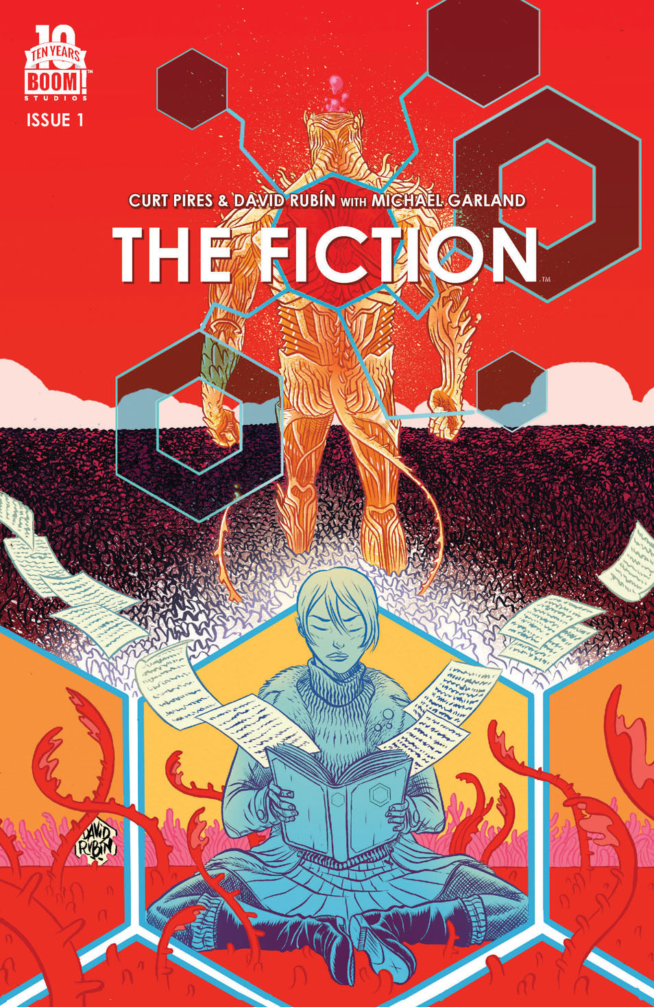 This image is the cover for the book The Fiction #1, The Fiction